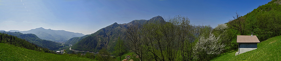 Salendo sul 594 al Pizzo di Spino