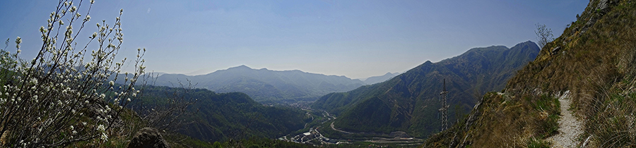 Salendo sul 594 al Pizzo di Spino