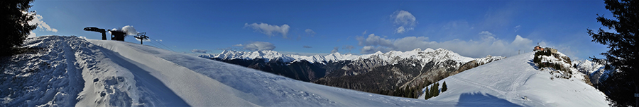 Il Monte Torcola emerge sulla Torcola Soliva