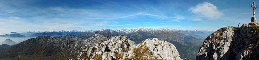 Panoramica da Cima Alben verso sud e ovest