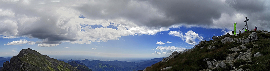 Da Cima Croce vista verso Cima Alben