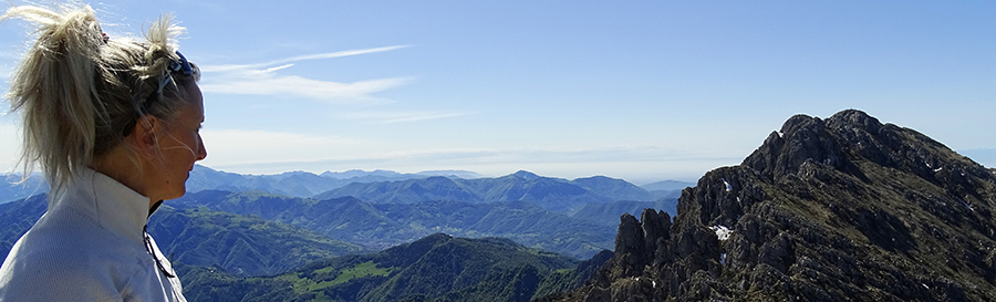 Da Cima Croce la cresta di Cima Alben