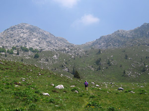 In vista del Passo la Forca (1848 m.)