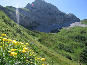 La corna Piana e il Sentiero dei fiori