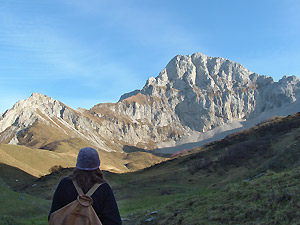 La Corna Piana in un tramonto autunnale