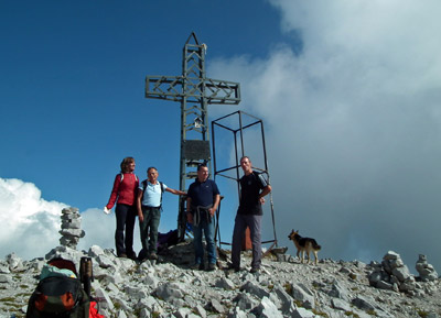 Salita sul PIZZO ARERA (2512 m.) dalla ‘variante alpinistica’ nord, raggiunta dalle Baite di Mezzeno il 24 settembre 2011 - FOTOGALLERY