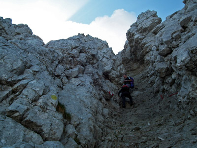 Salita sul PIZZO ARERA (2512 m.) dalla ‘variante alpinistica’ nord, raggiunta dalle Baite di Mezzeno il 24 settembre 2011 - FOTOGALLERY