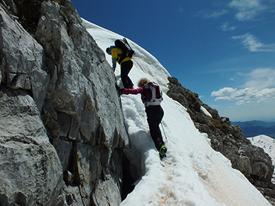 PIZZO ARERA (2512 m), primaverile con neve, il 15 maggio 2014 - FOTOGALLERY