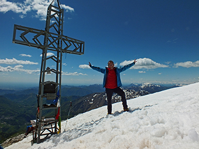 PIZZO ARERA (2512 m), primaverile con neve, il 15 maggio 2014 - FOTOGALLERY