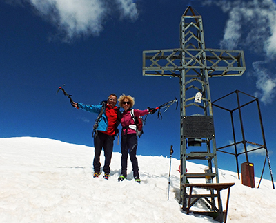PIZZO ARERA (2512 m), primaverile con neve, il 15 maggio 2014 - FOTOGALLERY