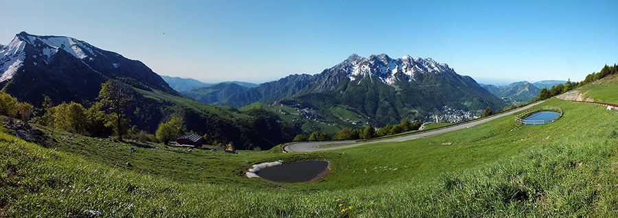 Panorama dal parcheggio d'Alpe Arera