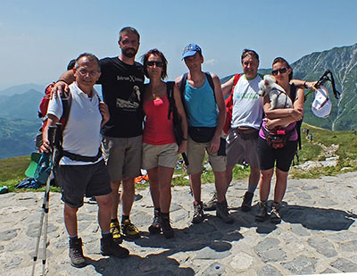 PIZZO ARERA il mattino, concerto del Bepi & The Prismas il pomeriggio al Rifugio Capanna 2000 il 28 luglio 2013  - FOTOGALLERY