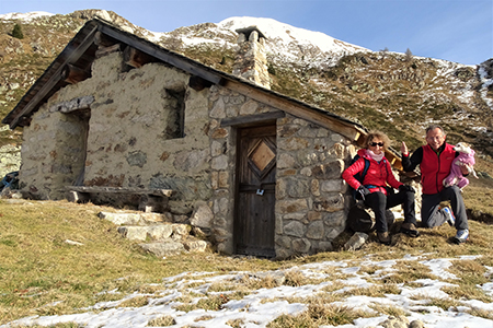 Sulle nevi alle baite alte in Arete-Valegino dal Forno di Cambrembo il 1 dicembre 2016 - FOTOGALLERY