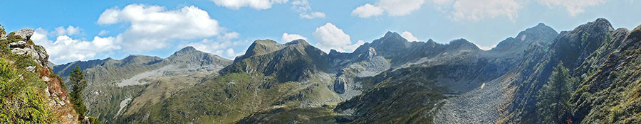 Vista verso i laghi di Porcile