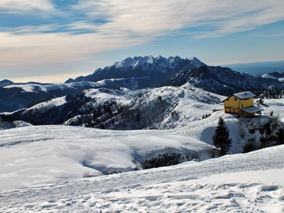 Invernale ai Piani d’Artavaggio dalla Culmine S. Pietro l’8 febbraio 2015  - FOTOGALLERY