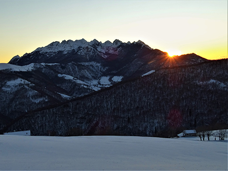 Sulle nevi dei Piani d’Artavaggio (1650 m) da Avolasio (1050 m) il 29 novembre 2021  - FOTOGALLERY