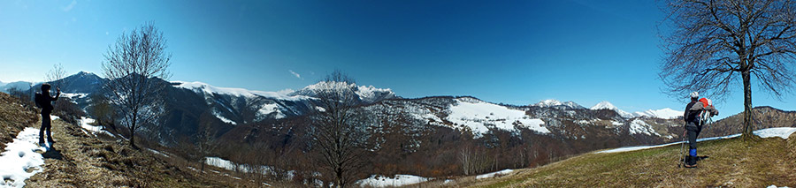 Sul sentiero 151 a 'Prato Giugno' (1280 m.)