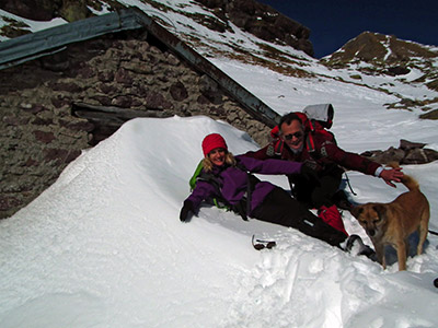 Dai Piani salita invernale al MONTE AVARO (2088 m.) il 17 febbraio 2012 - FOTOGALLERY