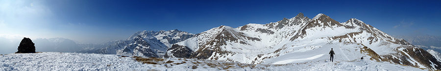 Panorama dal Monte Avaro (2088 m)