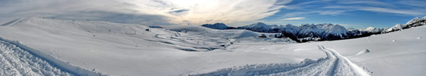 Un metro di neve fresca - foto Piero Gritti 9 genn. 08