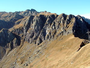 Verso il Passo Salmurano e il Rifugio Benigni - foto Piero Gritti  26 ottobre 06