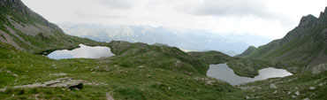 Panoramica sui Laghetti di Ponteranica - foto Piero Gritti 8 luglio 07