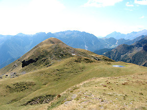 La cima arrotondata dell'Avaro