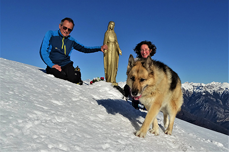 Pizzo Baciamorti e Monte Aralalta, ammantati di neve, con giro ad anello da Capo Foppa di Pizzino il 30 dic. 2019 - FOTOGALLERY