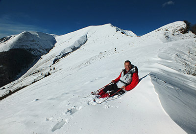 PIZZO BACIAMORTI (2009 m.) e MONTE ARALALTA (2003 m.) in solitaria invernale il 5 dicembre 2012 - FOTOGALLERY