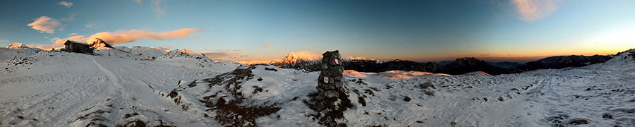 Tramonto al Rifugio Gherardi (1650 m.)