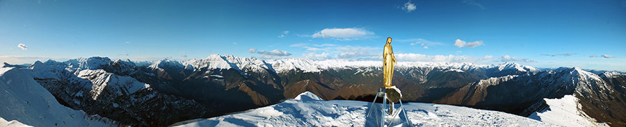 Panoramica dalla vetta del Pizzo Baciamorti