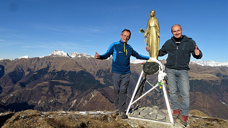 Pizzo Baciamorti e Monte Aralalta con giro ad anello da Capo Foppa di Pizzino l’8 dic. 2016 - FOTOGALLERY