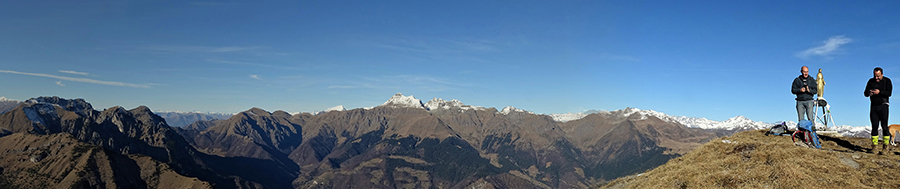 Alla Madonnina di vetta del Pizzo Baciamorti (2009 m)