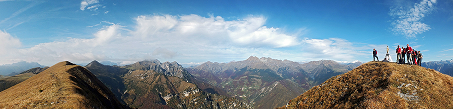 Monte Aralalta a sx e Pizzo Baciamorti a dx