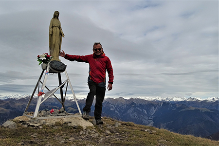 Pizzo Baciamorti e Monte Aralalta con giro ad anello da Capo Foppa di Pizzino il 4 novembre 2019 - FOTOGALLERY