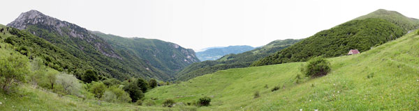 Panoramica sulla Valle Asinina - S.I.C.( Sito di Importanza Comunitaria)
