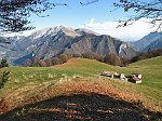 Salita da Baite a Passo di Mezzeno con neve