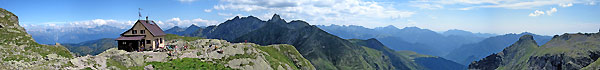 Panoramica al Rifugio Benigni (8 agosto 2006) 