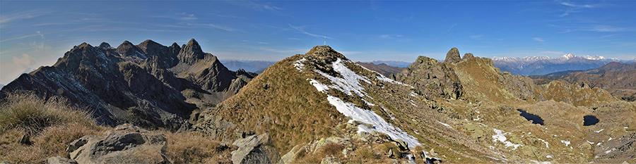 Vista panoramica sulla bella Cima Piazotti e dintorni 