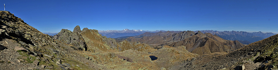 Vista panoramica dalla Cima Piazzotti 