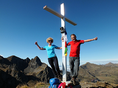 Concatenamento: Rifugio Benigni- Cima di Valpianella - Passo di Salmurano - Monte Avaro il 25 ott. 2014 - FOTOGALLERY