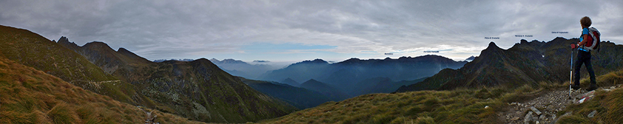 Sul sentiero 101 dal Passo di Salmurano al Monte Avaro