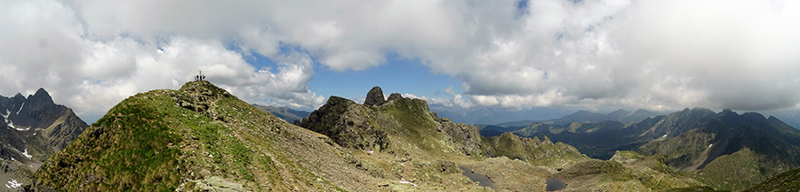 Panorama dalla cresta di Cima di Val Pianella