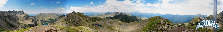 Pnaoramica a 360° dalla Cima Piazzotti (Valpianella)