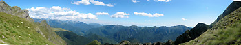 Panoramica dall'alta Val Pianella
