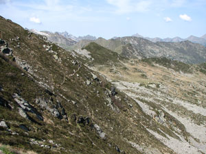 Dalla testata di Valle  d'Orta il 101 da Passo S. Marco