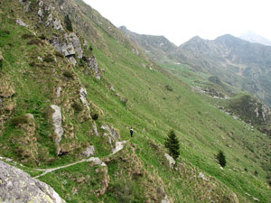 Verso il laghetto di Cavizzola