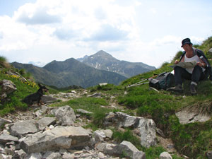 Al Passo della Porta con vista verso il M. Cavallo