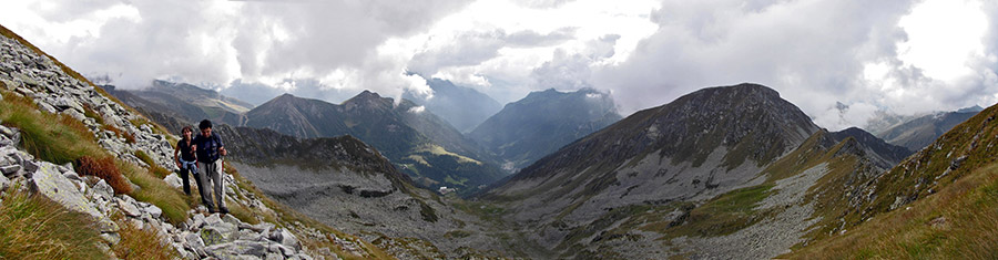 Salendo dal Passo di Porcile (2209 m.) a Cima Cadelle (2483 m.)