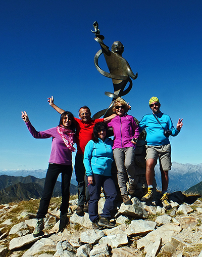 MONTE CADELLE (2483 m)ad anello da Foppolo con discesa dal Passo dei Lupi e di Dordona il 27 novembre 2014 - FOTOGALLERY